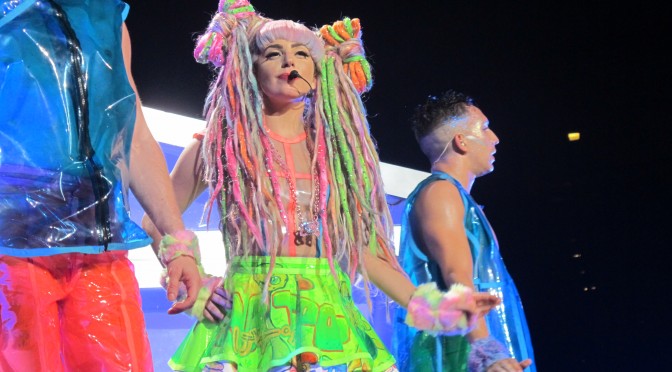 Lady Gaga in concert la Monaco